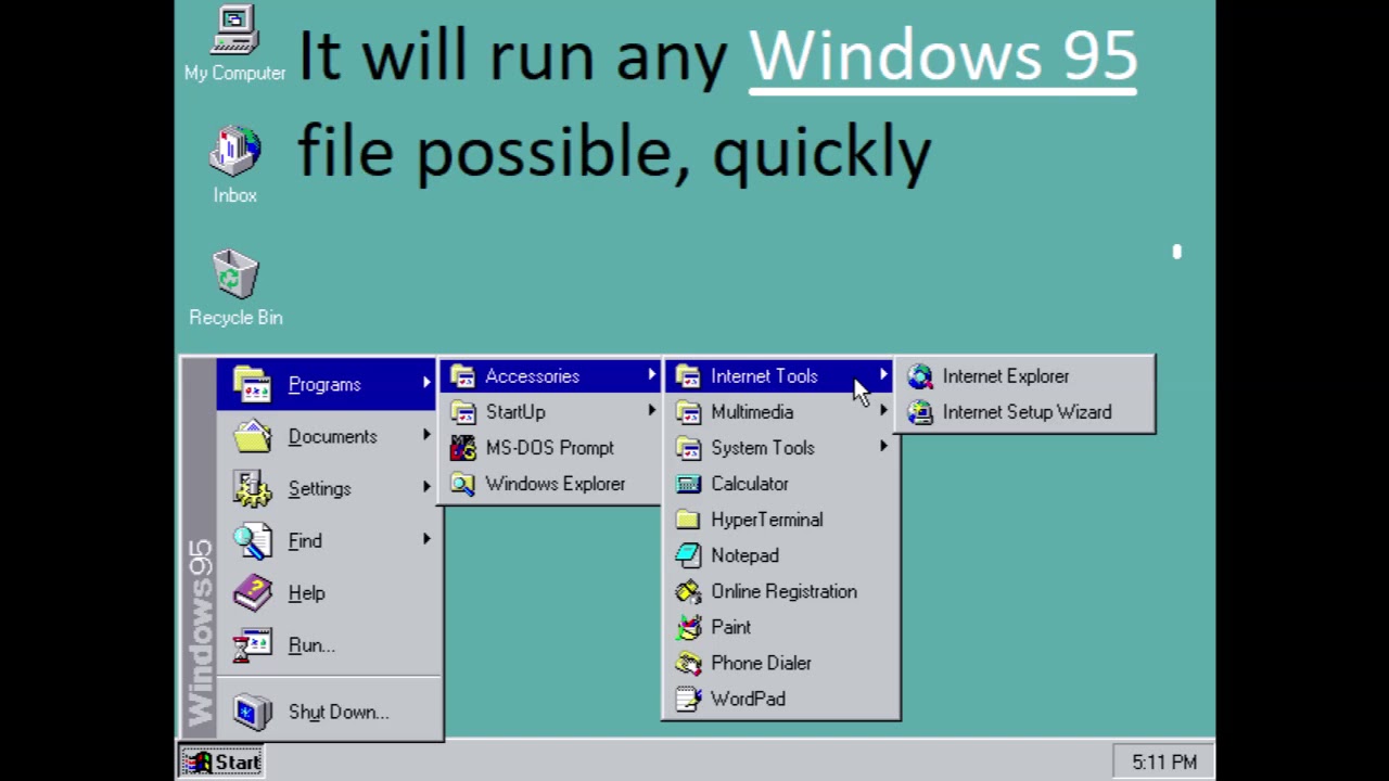 windows 95 emulator on mac